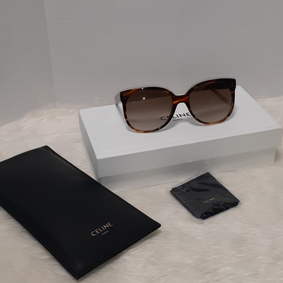 Celine Accessories - (EUC) AUTHENTIC CELINE HAVANNA SUNGLASSES